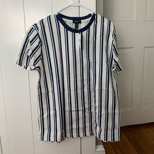 Forever 21 Vertical Stripe Shirt